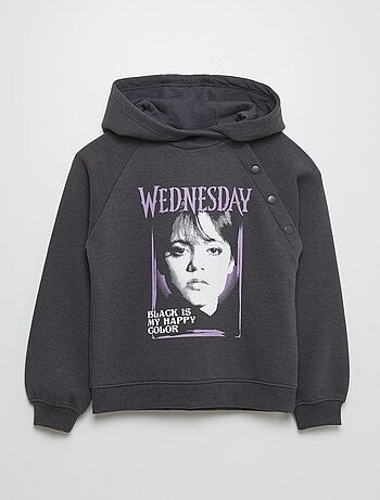 Sweatshirt com capuz 'Wednesday' - coleção "fácil de vestir