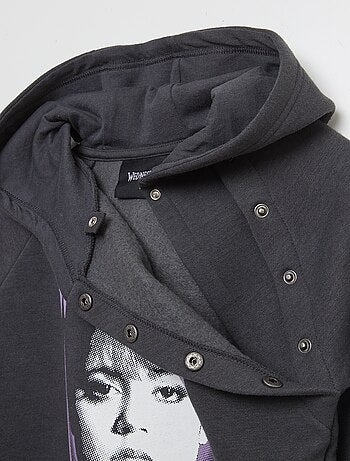 Sweatshirt com capuz 'Wednesday' - coleção "fácil de vestir