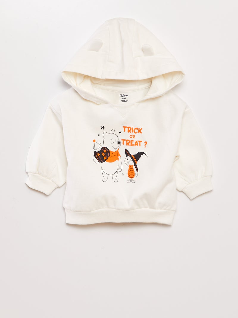Sweatshirt com capuz 'Winnie the Pooh' 'Disney' - Halloween BRANCO - Kiabi