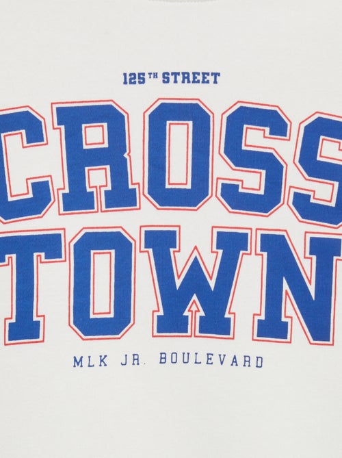 Sweatshirt com decote redondo - So Easy - Kiabi