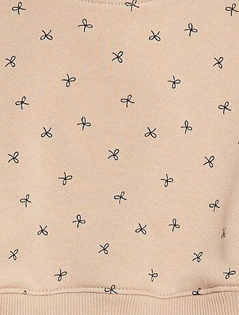 Sweatshirt com efeito 2 em 1 na base