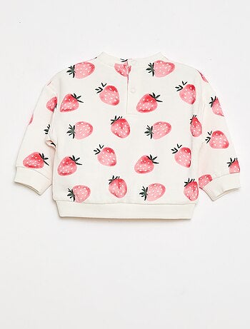 Sweatshirt com estampado