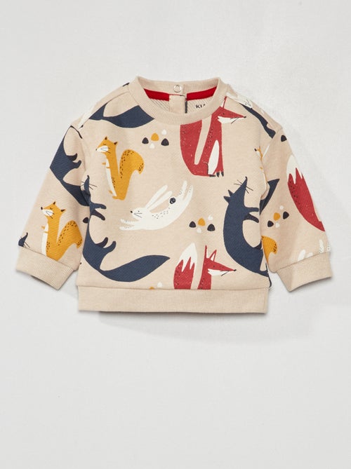 Sweatshirt com estampado de fantasia - Kiabi
