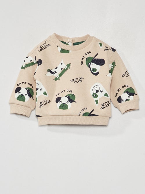 Sweatshirt com estampado de fantasia - Kiabi