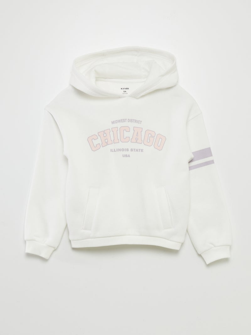 Sweatshirt com estampado fantasia BEGE - Kiabi