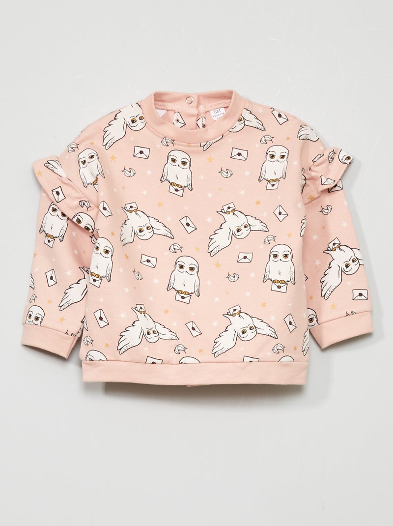Sweatshirt com estampado 'Harry Potter' ROSA - Kiabi