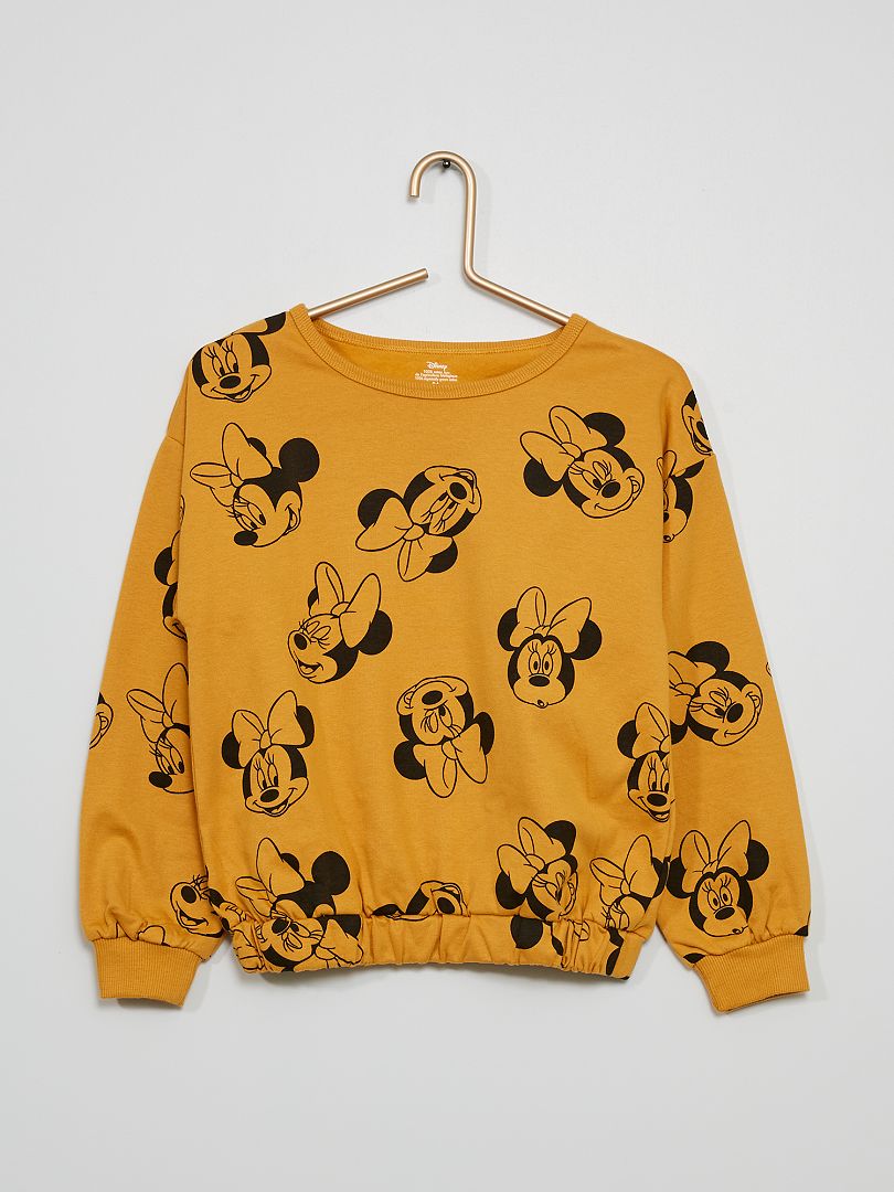 Sweatshirt com estampado 'Minnie' AMARELO - Kiabi