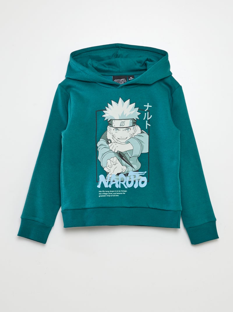 Sweatshirt com estampado 'Naruto' VERDE - Kiabi