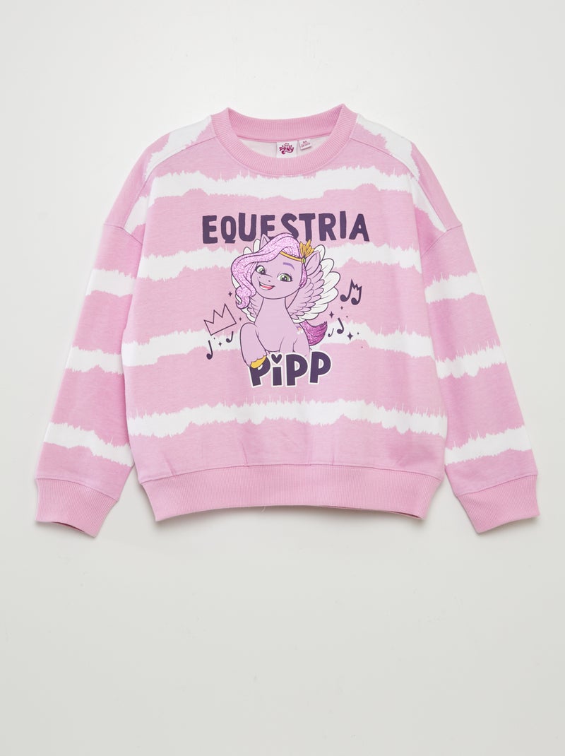 Sweatshirt com estampado 'O Meu Pequeno Pónei' Branco - Kiabi