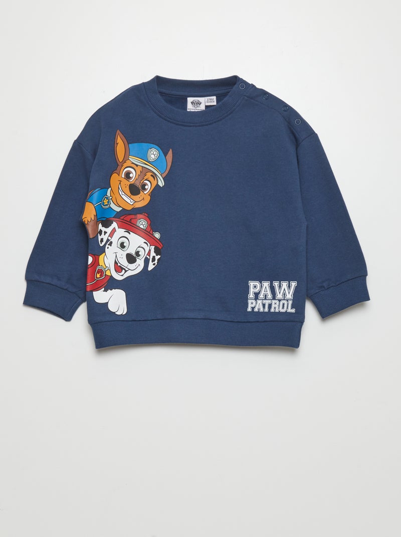 Sweatshirt com estampado 'Patrulha Pata' AZUL - Kiabi