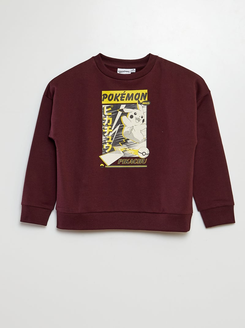 Sweatshirt com estampado 'Pokémon' VIOLETA - Kiabi