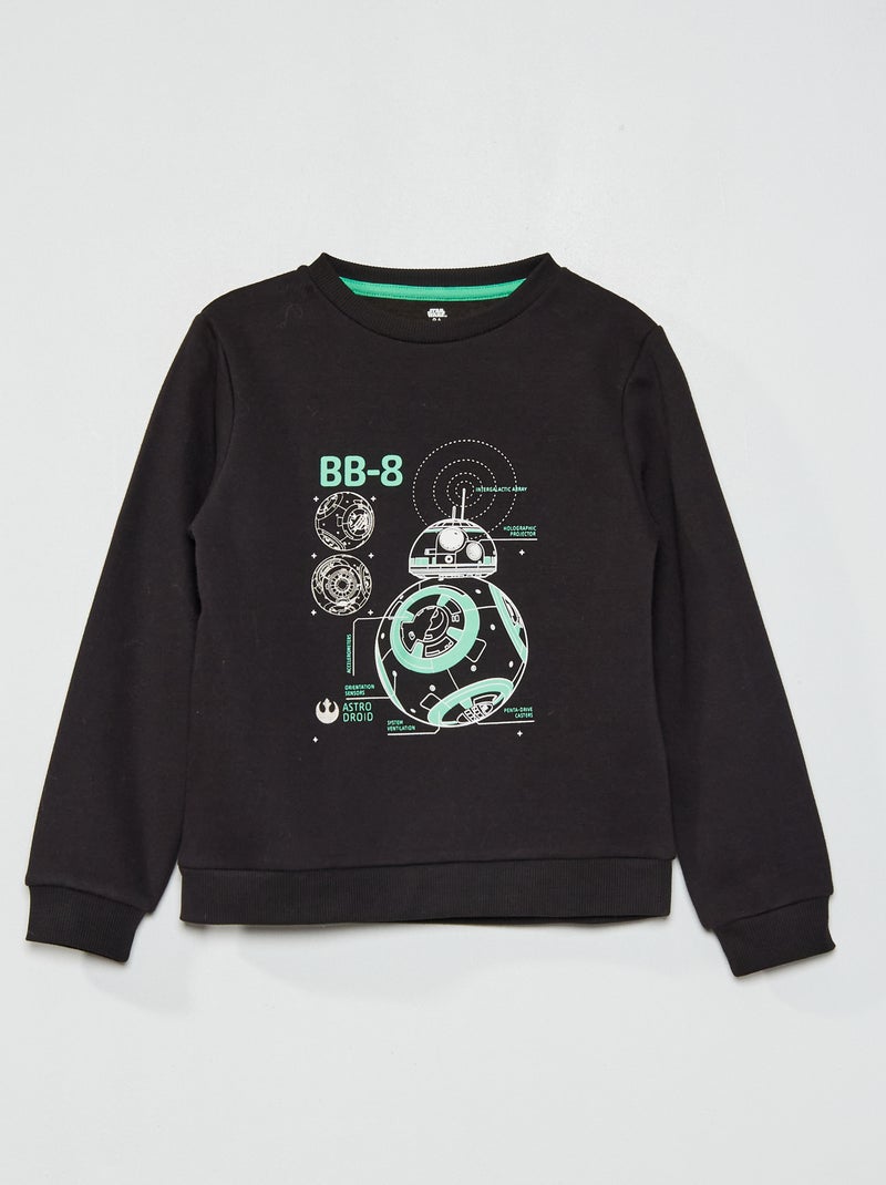 Sweatshirt com estampado 'Star Wars' PRETO - Kiabi
