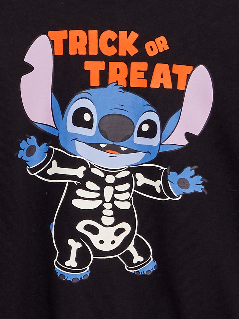 Sweatshirt com estampado 'Stitch' - Halloween PRETO - Kiabi