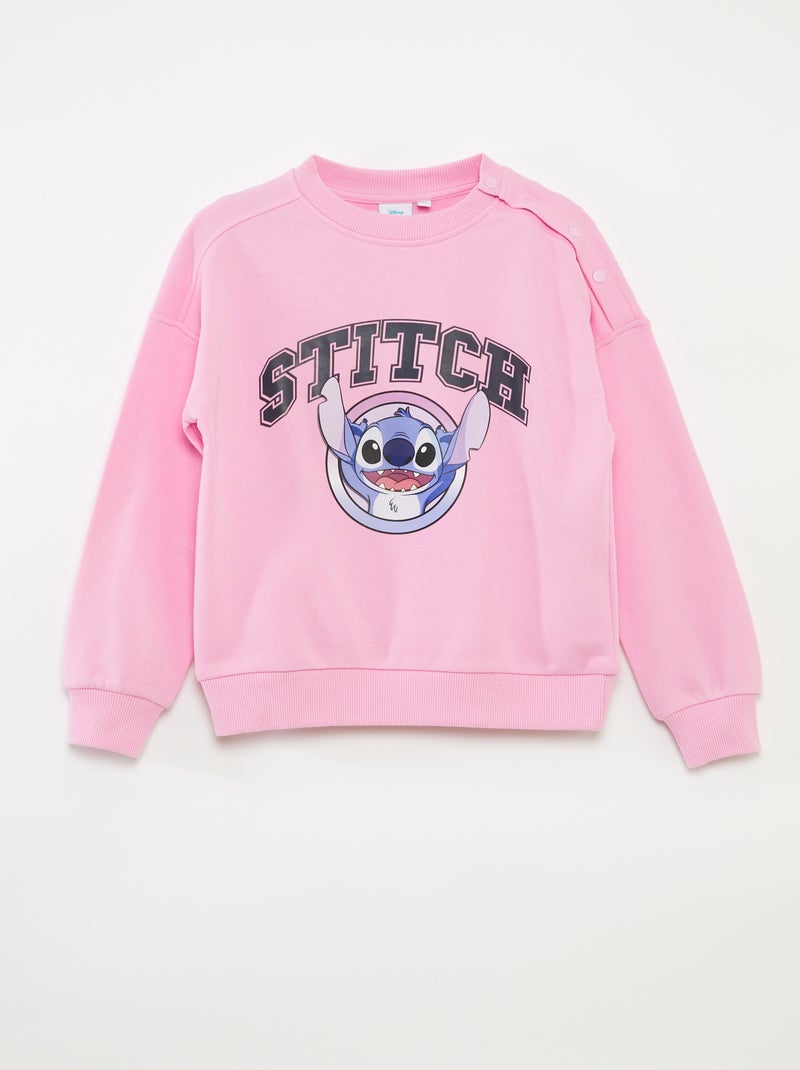 Sweatshirt com estampado 'Stitch' da 'Disney'  - So Easy ROSA - Kiabi