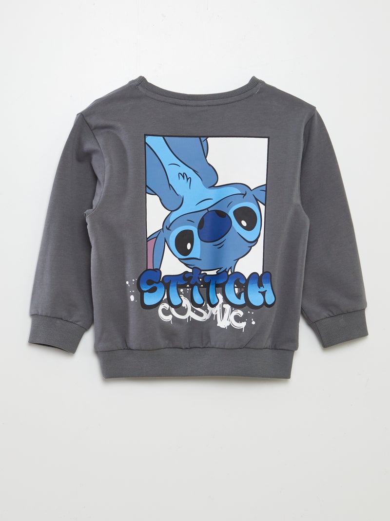 Sweatshirt com estampado 'Stitch' 'Name it' CINZA - Kiabi