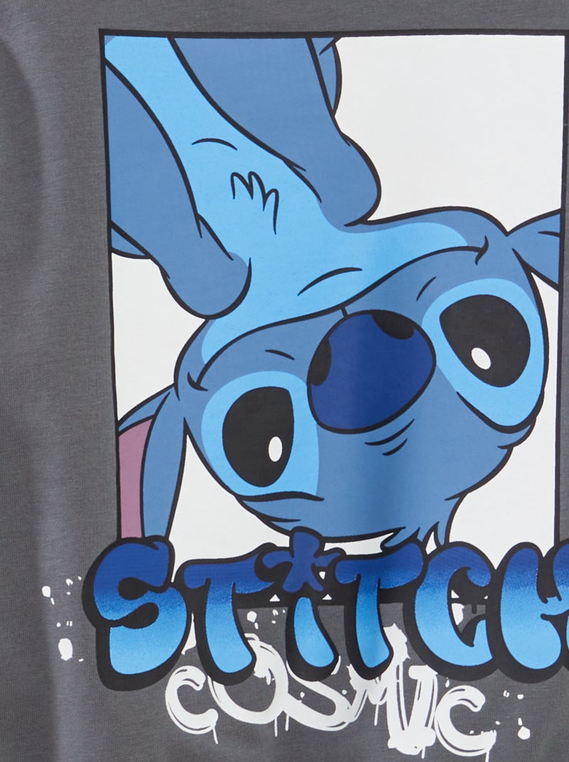 Sweatshirt com estampado 'Stitch' 'Name it' CINZA - Kiabi