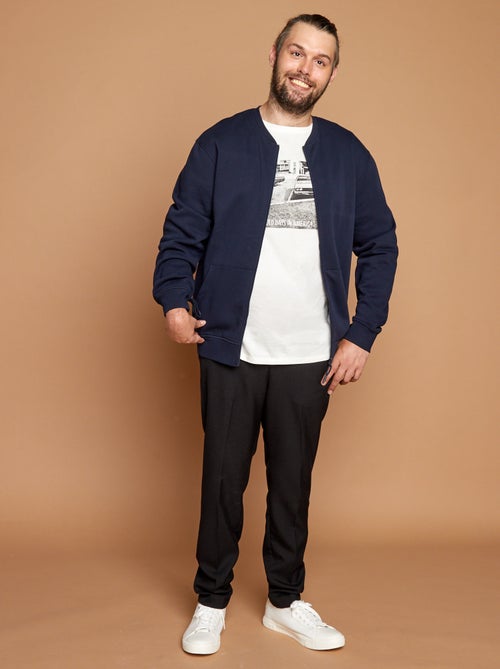 Sweatshirt com fecho - So Easy - Kiabi