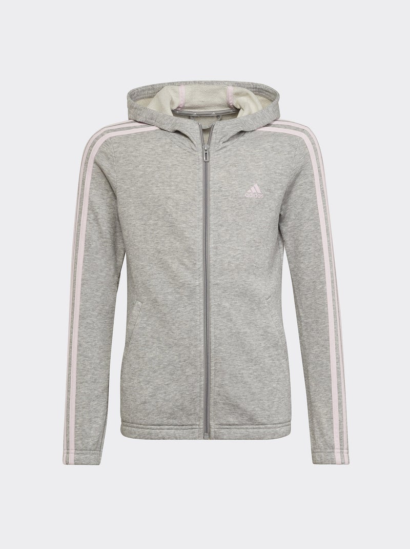 Sweatshirt com fecho 'Adidas' CINZA - Kiabi