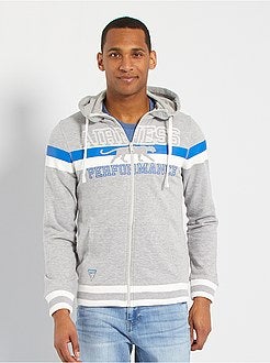 Sweatshirt com fecho 'Airness' - Kiabi