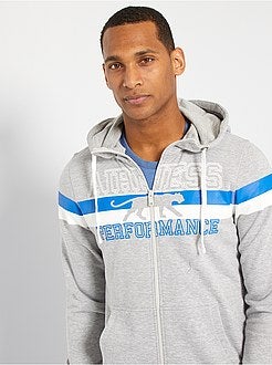 Sweatshirt com fecho 'Airness' - Kiabi