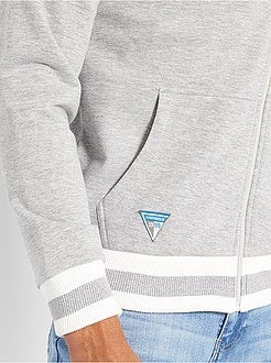 Sweatshirt com fecho 'Airness' - Kiabi