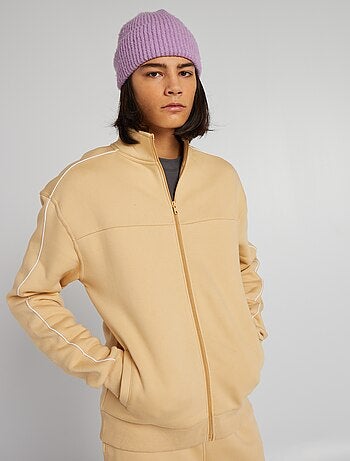 Sweatshirt com fecho
