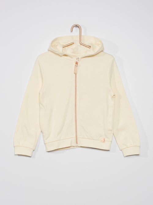 Sweatshirt com fecho - Kiabi