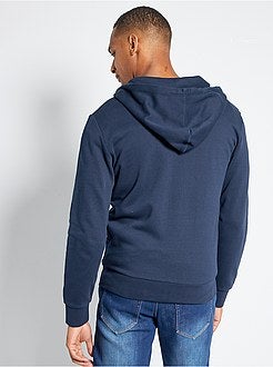 Sweatshirt com fecho com capuz de conceção ecológica - Kiabi