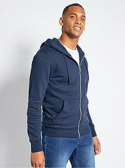 Sweatshirt com fecho com capuz de conceção ecológica - Kiabi