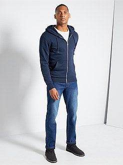 Sweatshirt com fecho com capuz de conceção ecológica - Kiabi