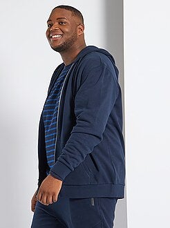 Sweatshirt com fecho com capuz de conceção ecológica - Kiabi