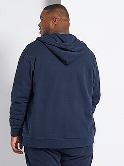 Sweatshirt com fecho com capuz de conceção ecológica - Kiabi