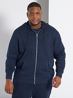 Sweatshirt com fecho com capuz de conceção ecológica - Kiabi