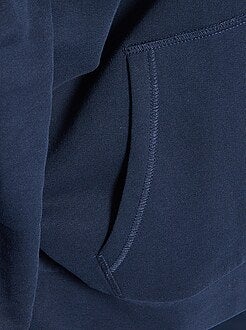 Sweatshirt com fecho com capuz de conceção ecológica - Kiabi