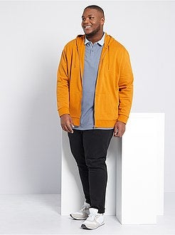 Sweatshirt com fecho com capuz de conceção ecológica - Kiabi