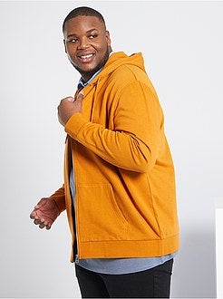 Sweatshirt com fecho com capuz de conceção ecológica - Kiabi