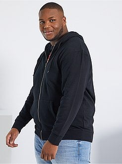 Sweatshirt com fecho com capuz de conceção ecológica - Kiabi