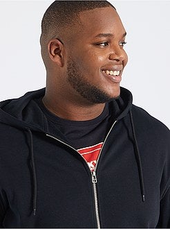 Sweatshirt com fecho com capuz de conceção ecológica - Kiabi