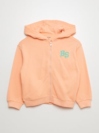 Sweatshirt com fecho com capuz 'Sister'