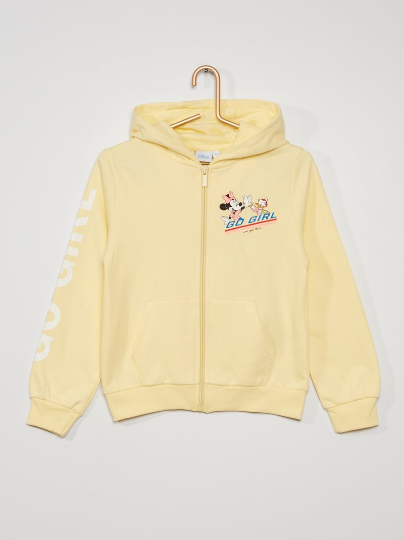 Sweatshirt com fecho 'Disney' AMARELO - Kiabi