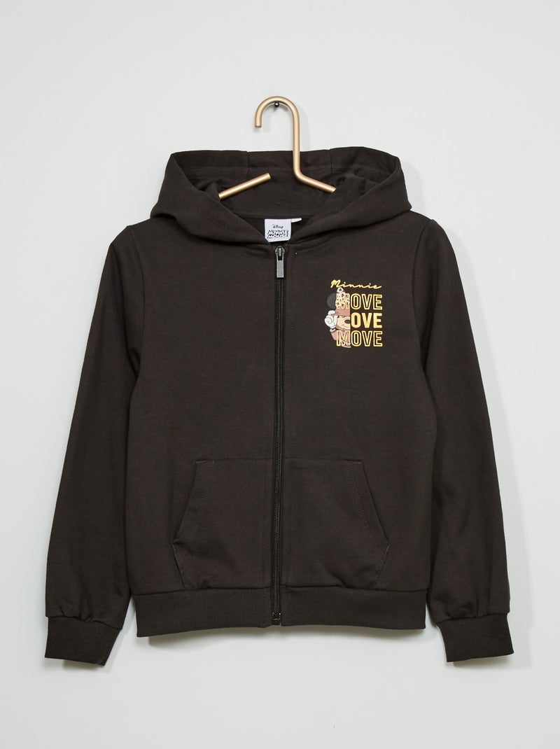 Sweatshirt com fecho 'Disney' com capuz CINZA - Kiabi