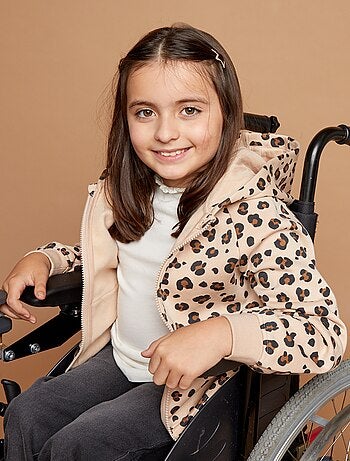 Sweatshirt com fecho e capuz - coleção fácil de vestir