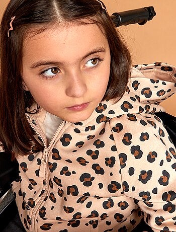 Sweatshirt com fecho e capuz - coleção fácil de vestir