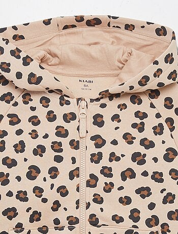 Sweatshirt com fecho e capuz - coleção fácil de vestir