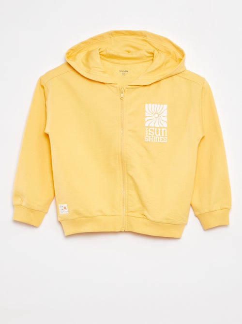 Sweatshirt com fecho e capuz - Grafik Edition - Kiabi