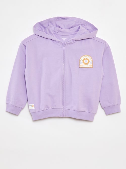 Sweatshirt com fecho e capuz - Grafik Edition - Kiabi