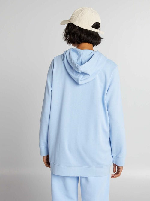 Sweatshirt com fecho e capuz - Kiabi