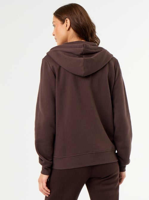 Sweatshirt com fecho e capuz - Kiabi Sweatshirt com fecho e capuz - Kiabi