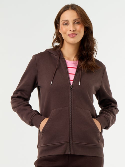 Sweatshirt com fecho e capuz - Kiabi Sweatshirt com fecho e capuz - Kiabi