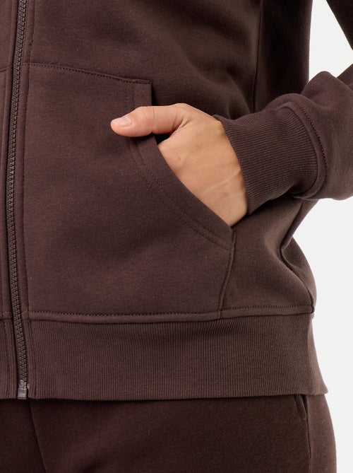 Sweatshirt com fecho e capuz - Kiabi Sweatshirt com fecho e capuz - Kiabi